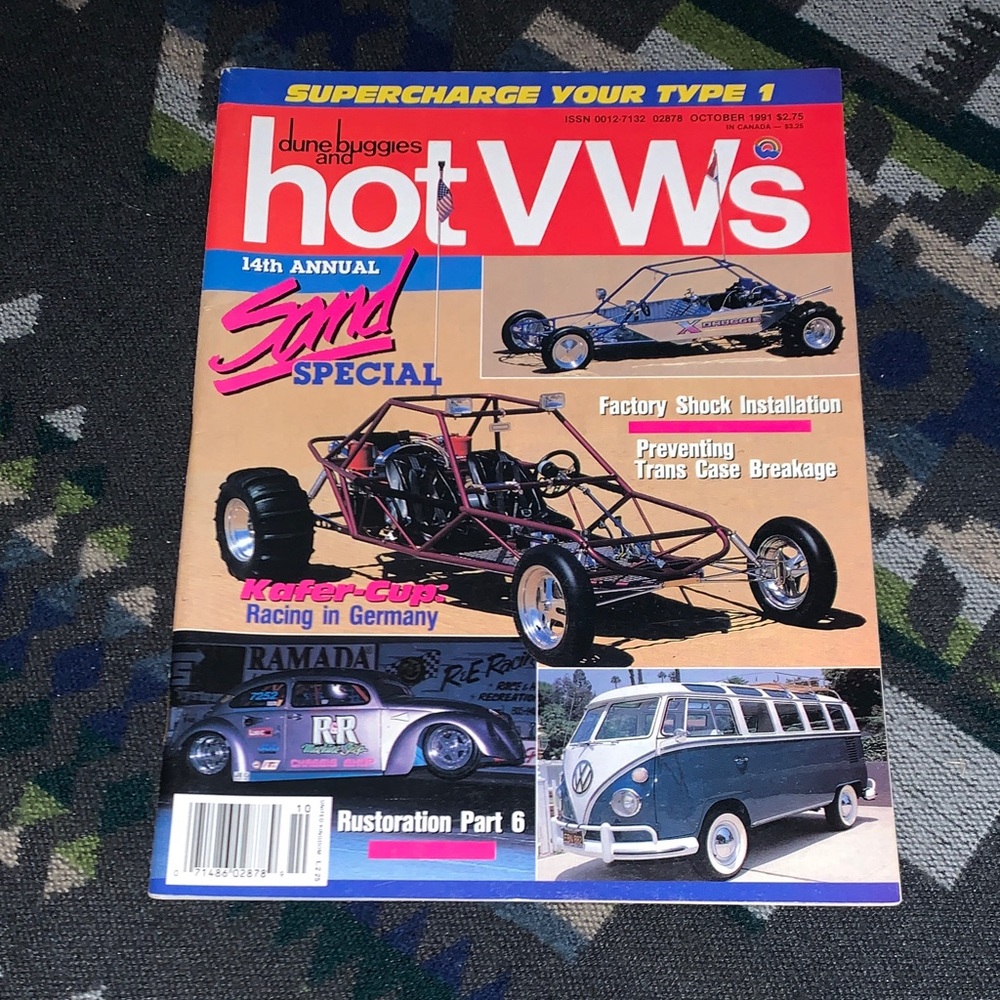 Vintage Hot VW Volkswagen Magazine - October 1991 Edition